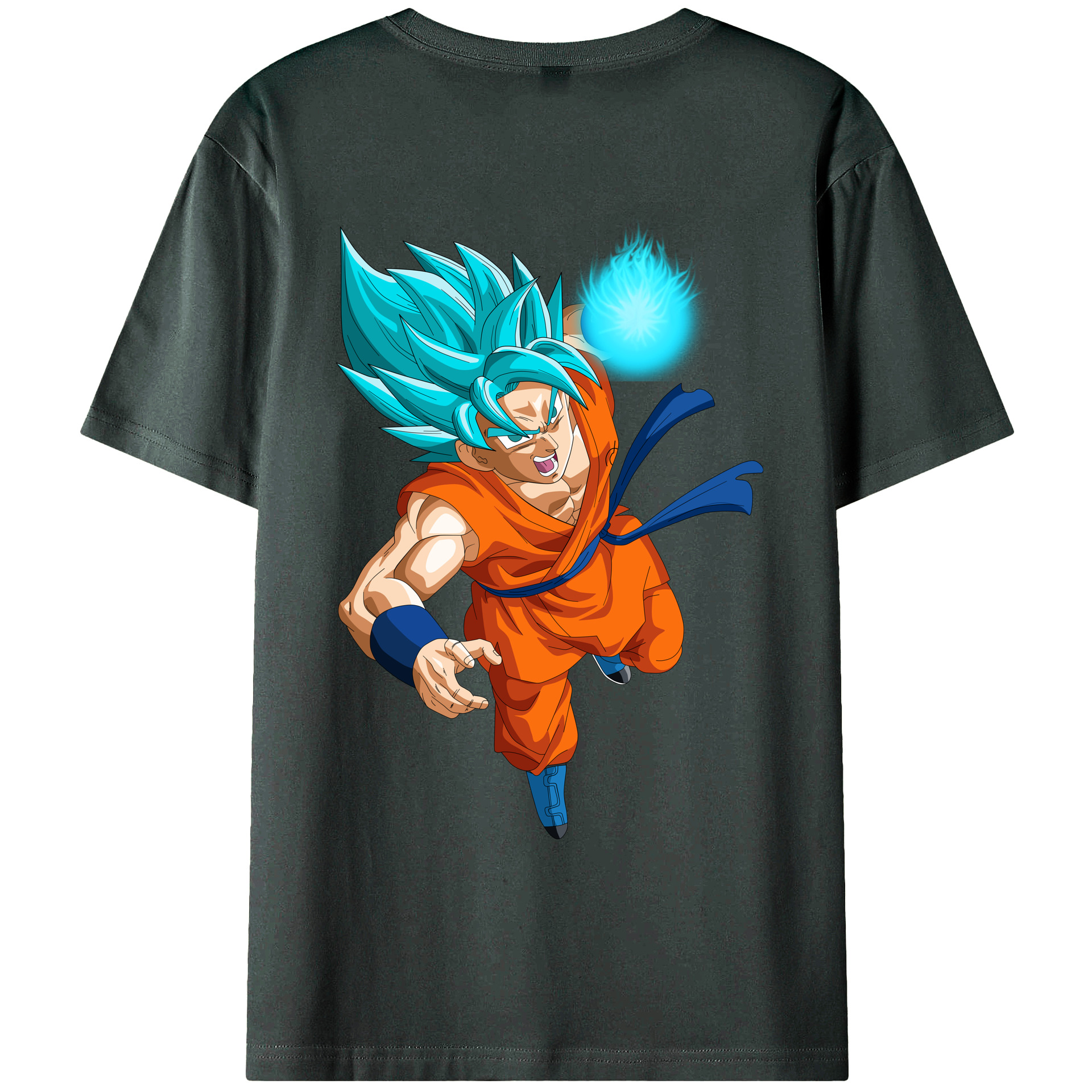 （画像用） ドラゴンボール 孫悟空（そん ごくう）Son Goku カカロット DRAGON BALL Kakarotto 綿100％ メンズ半袖Tシャツ（バックプリント） 通気性